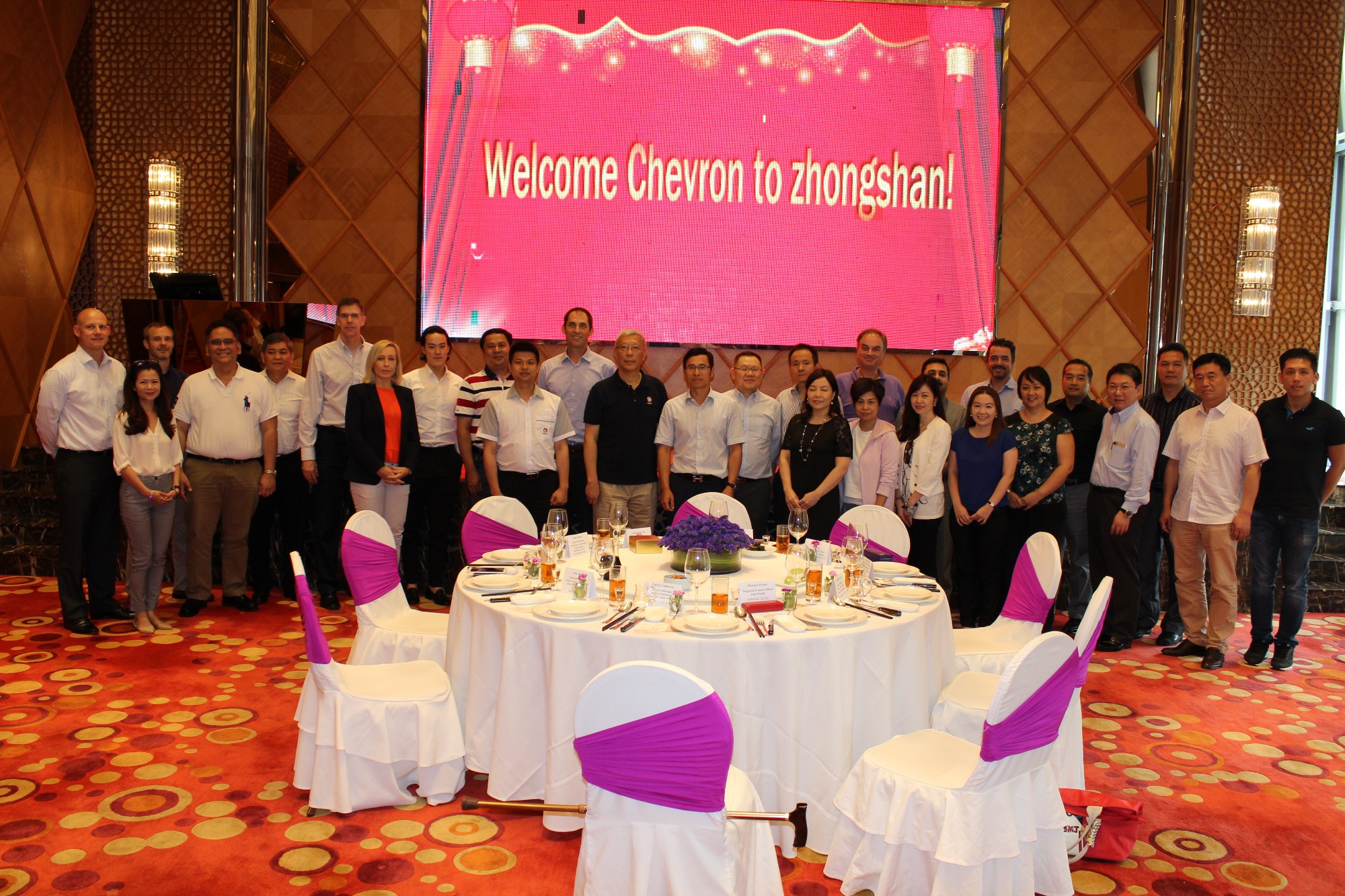 我司以高標(biāo)準(zhǔn)迎接加德士亞太區(qū)各國(guó)高層蒞臨考察